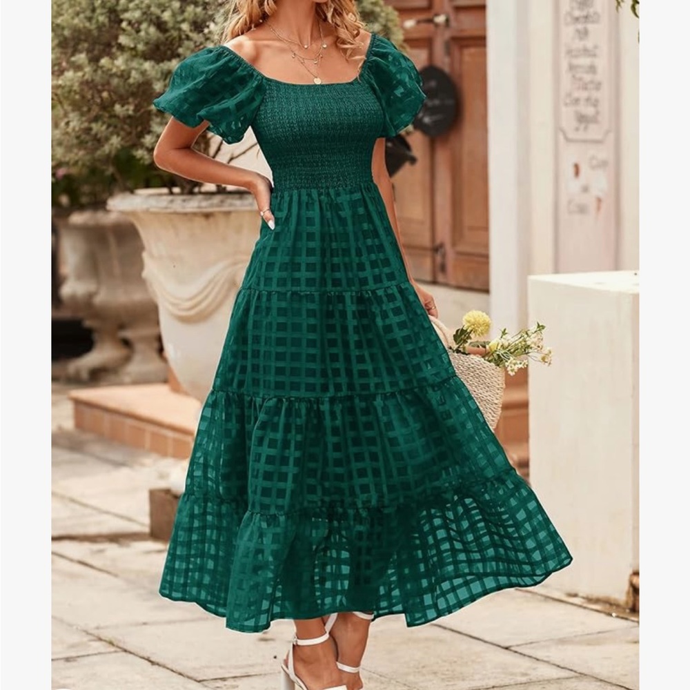 Green dress
